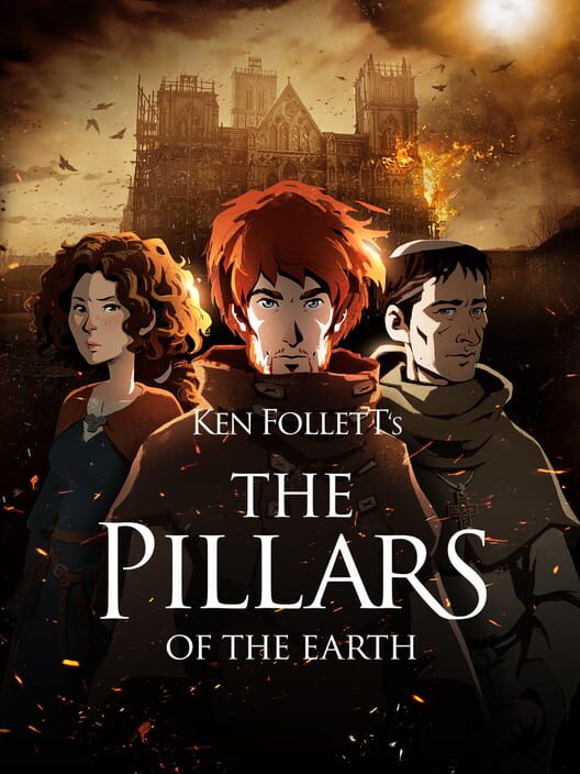 Copertina ufficiale del videogioco Ken Follett’s The Pillars of the Earth