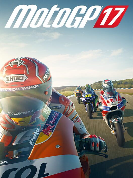 Copertina ufficiale del videogioco MotoGP 17.