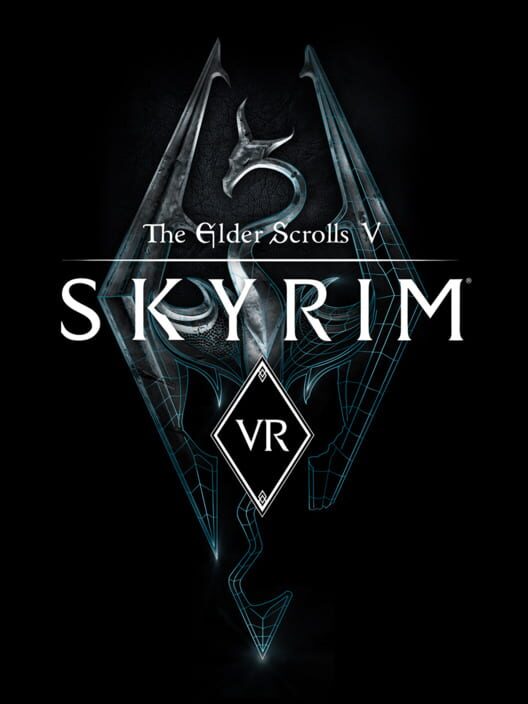 Copertina ufficiale del videogioco The Elder Scrolls V: Skyrim VR