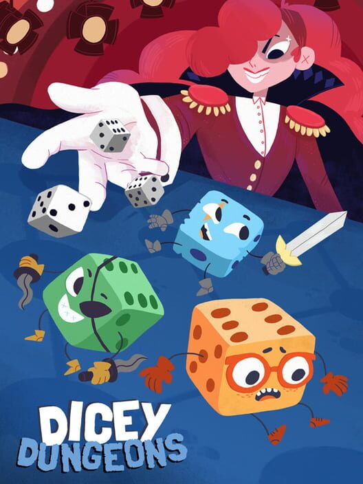 Copertina del videogioco Dicey Dungeons.