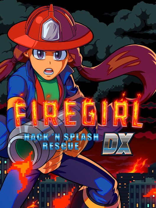 Copertina ufficiale del videogioco Firegirl: Hack ‘n Splash Rescue DX