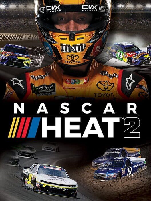 Copertina ufficiale del videogioco NASCAR Heat 2