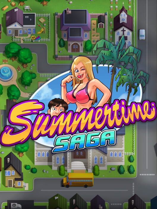 Copertina ufficiale del videogioco Summertime Saga