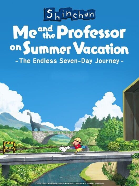 Copertina ufficiale del videogioco Shin chan: Me and the Professor on Summer Vacation The Endless Seven-Day Journey