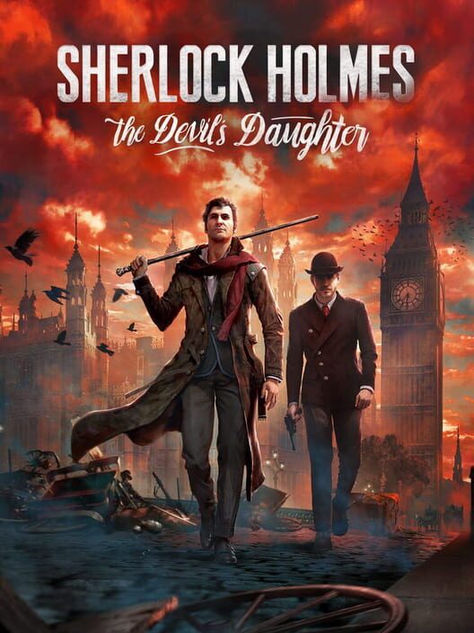 Copertina del videogioco Sherlock Holmes: The Devil’s Daughter