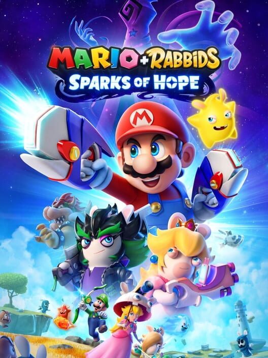 Immagine di copertina del videogioco Mario + Rabbids Sparks of Hope