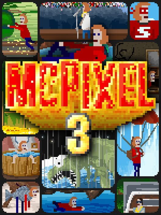 Copertina ufficiale del videogioco McPixel 3