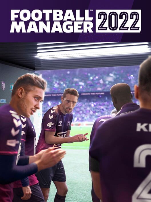 Copertina ufficiale del videogioco Football Manager 2022