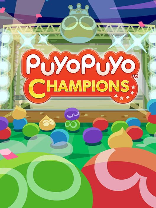 Copertina ufficiale del videogioco Puyo Puyo Champions.