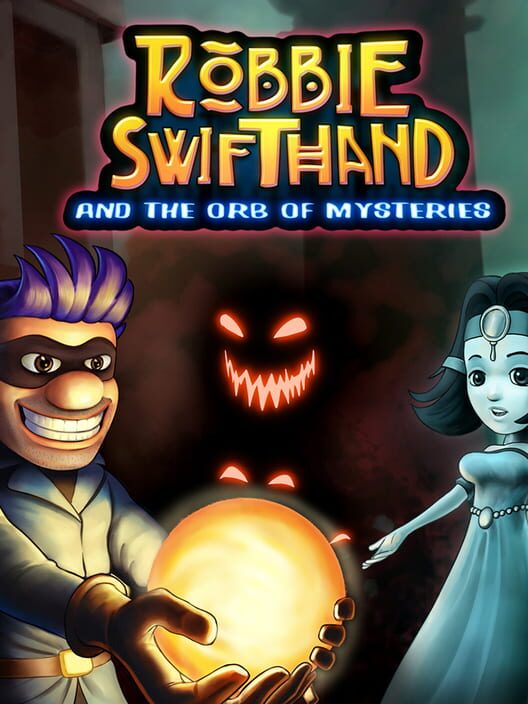 Copertina ufficiale del videogioco Robbie Swifthand and the Orb of Mysteries