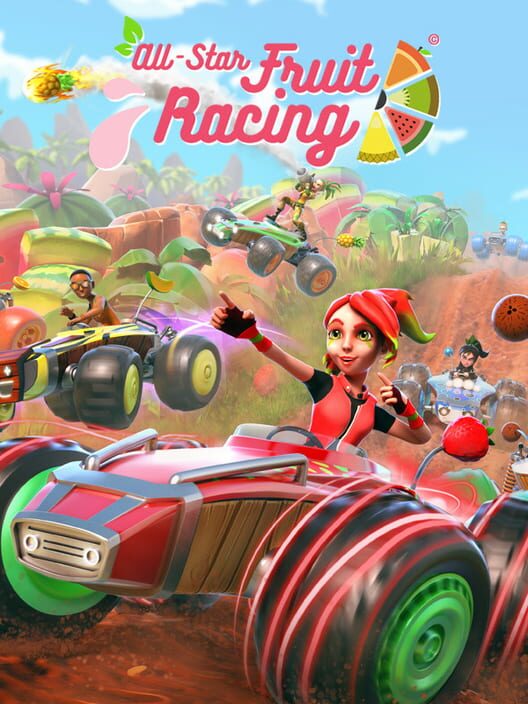 Copertina del videogioco All-Star Fruit Racing
