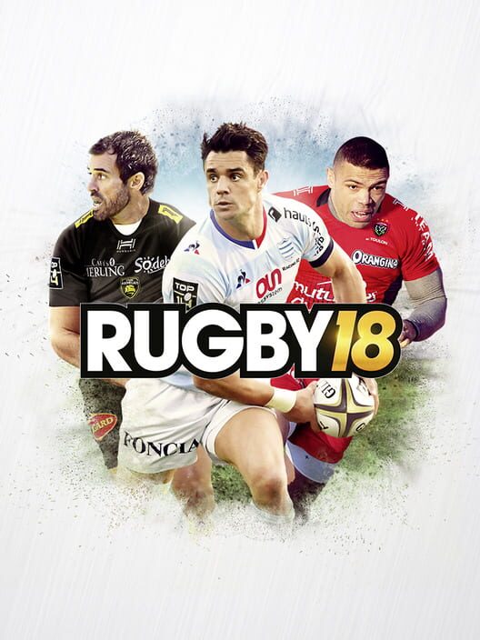 Copertina ufficiale del videogioco Rugby 18.