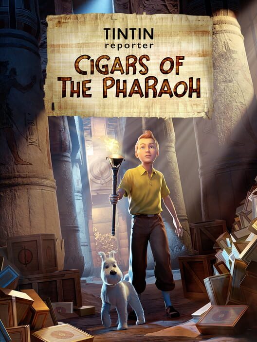 Copertina del videogioco Tintin Reporter – Cigars of the Pharaoh.