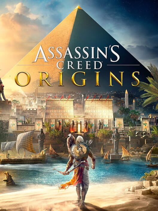 Copertina ufficiale del videogioco Assassin's Creed Origins