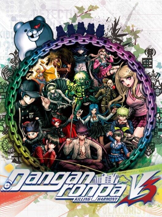 Copertina ufficiale del videogioco Danganronpa V3: Killing Harmony.