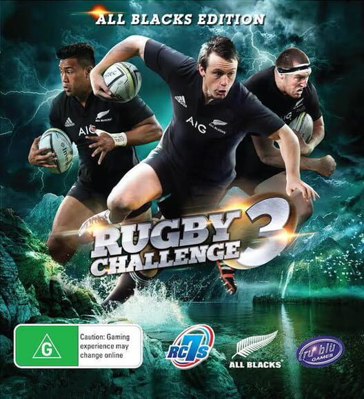 Copertina ufficiale del videogioco Rugby Challenge 3.