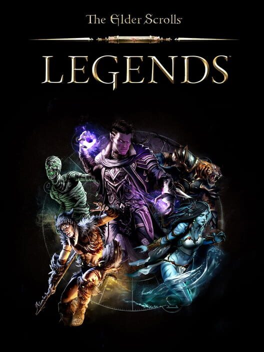 Copertina ufficiale del videogioco The Elder Scrolls: Legends.