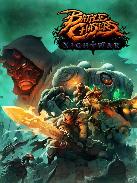 Copertina ufficiale del videogioco Battle Chasers: Nightwar