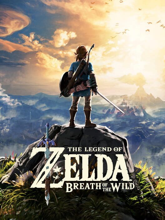 Copertina del videogioco The Legend of Zelda: Breath of the Wild.