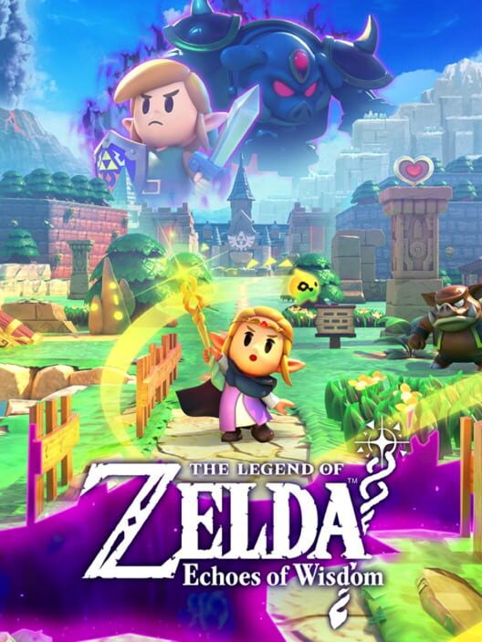Copertina ufficiale del videogioco The Legend of Zelda: Echoes of Wisdom.