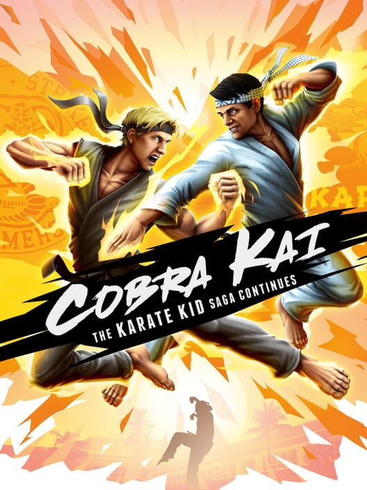 Copertina ufficiale del videogioco Cobra Kai: The Karate Kid Saga Continues