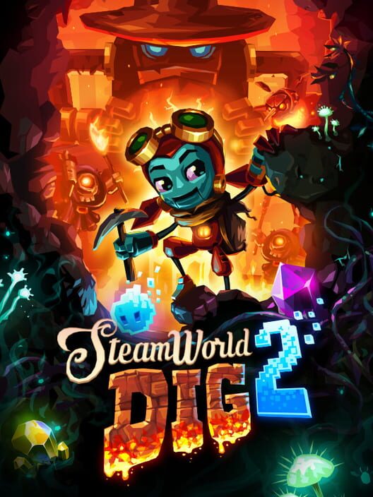 Copertina ufficiale del videogioco SteamWorld Dig 2