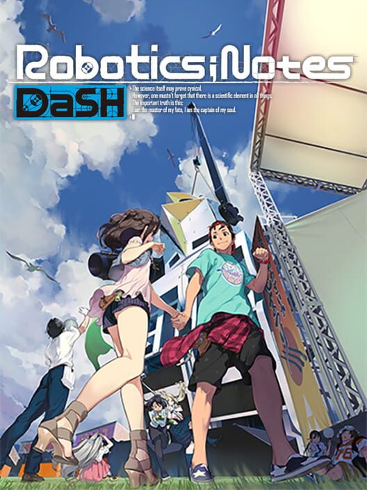 Copertina ufficiale del videogioco Robotics;Notes DaSH