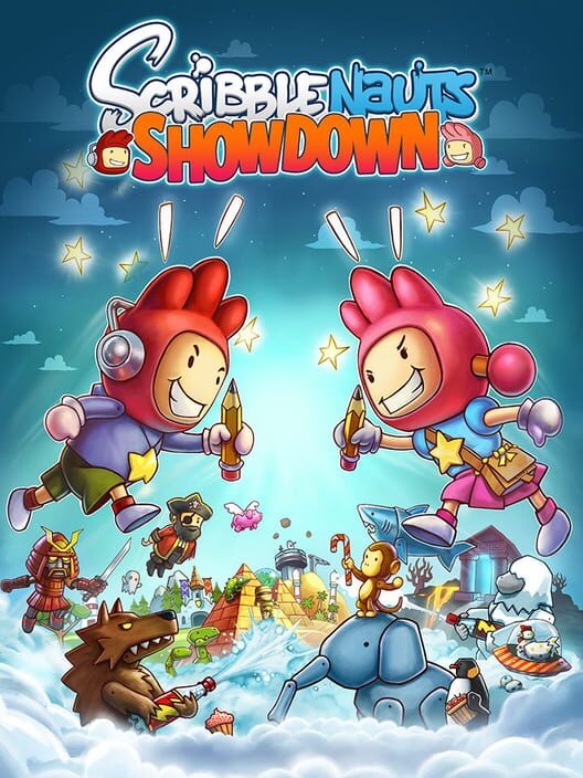 Copertina del videogioco Scribblenauts Showdown.