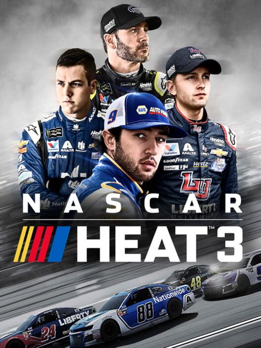 Copertina del videogioco NASCAR Heat 3