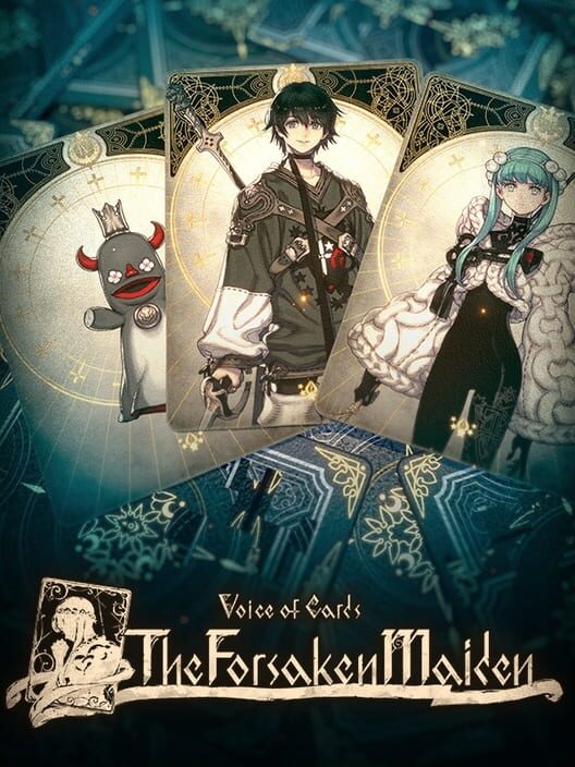Copertina ufficiale del videogioco Voice of Cards: The Forsaken Maiden.