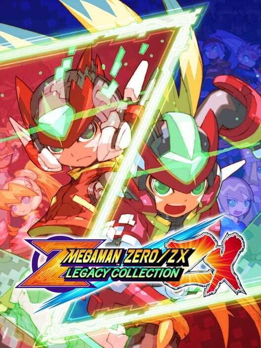 Copertina ufficiale del videogioco Mega Man Zero/ZX Legacy Collection