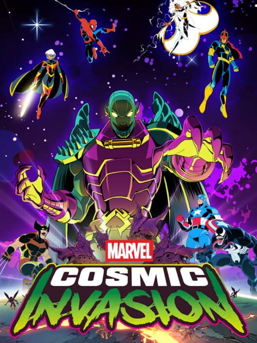 Copertina ufficiale del videogioco Marvel Cosmic Invasion
