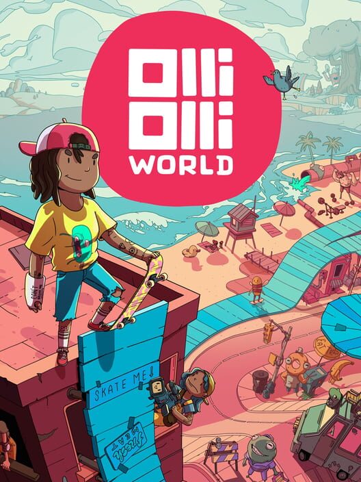 Copertina ufficiale del videogioco OlliOlli World.