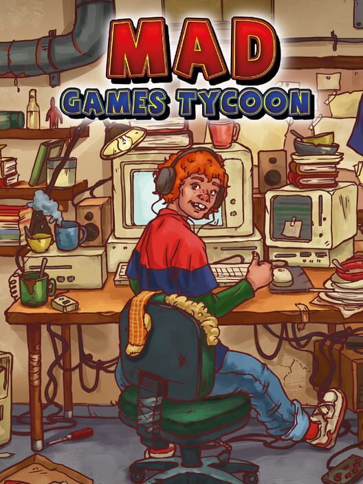Copertina del videogioco Mad Games Tycoon