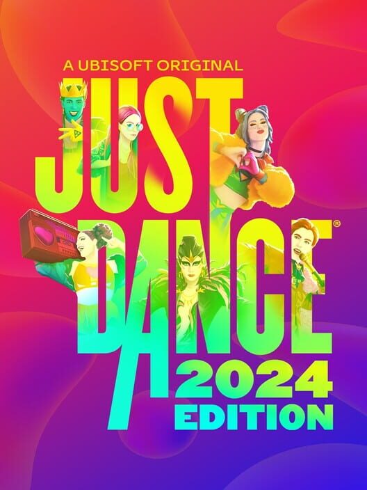 Copertina ufficiale del videogioco Just Dance 2024 Edition