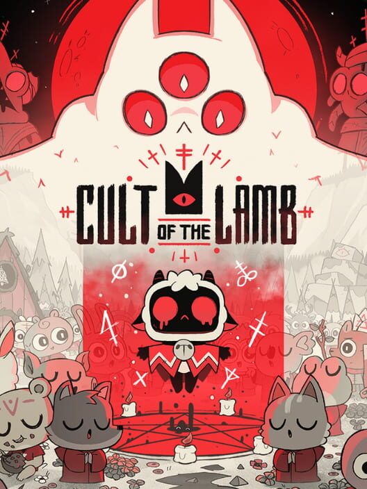 Copertina ufficiale del videogioco Cult of the Lamb