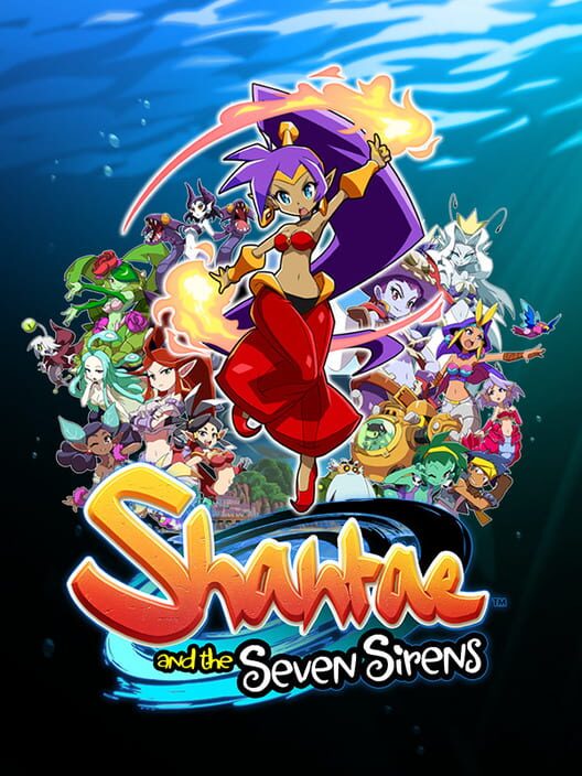 Copertina ufficiale del videogioco Shantae and the Seven Sirens