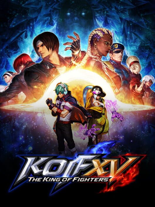 Copertina ufficiale del videogioco The King of Fighters XV.