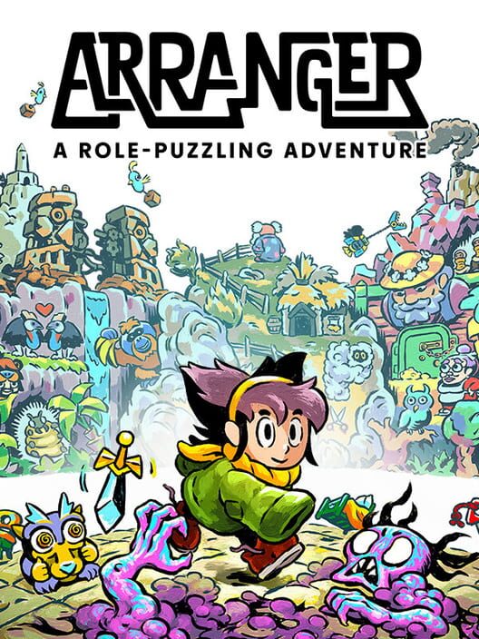 Copertina ufficiale del videogioco Arranger: A Role-Puzzling Adventure, immagine promozionale fornita dal servizio IGDB.