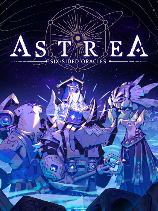 Copertina ufficiale del videogioco Astrea: Six-Sided Oracles.
