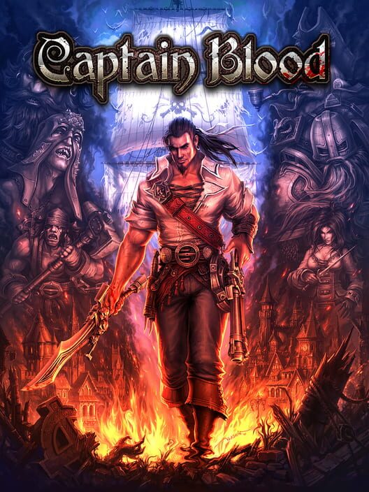 Copertina ufficiale del videogioco Captain Blood