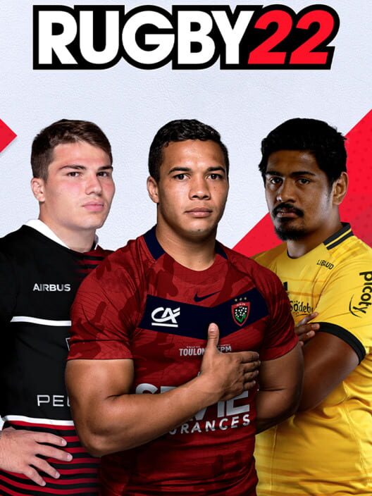 Copertina ufficiale del videogioco Rugby 22.