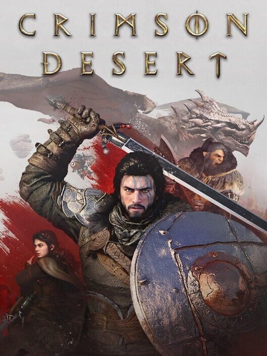 Copertina del videogioco Crimson Desert.