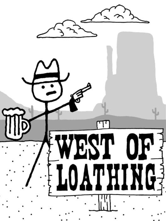 Copertina ufficiale del videogioco West of Loathing