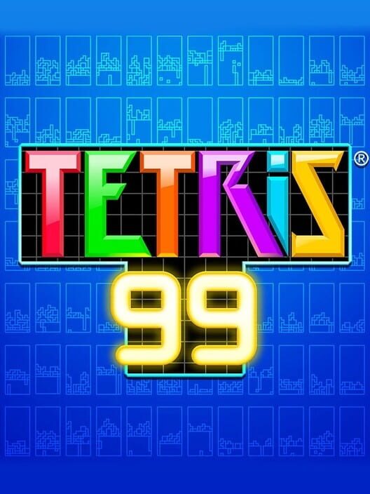 Copertina ufficiale del videogioco Tetris 99
