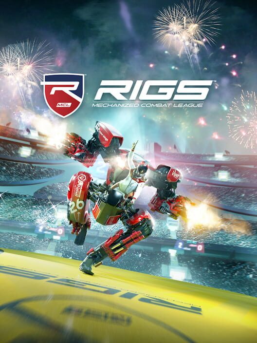 Copertina del videogioco RIGS: Mechanized Combat League.