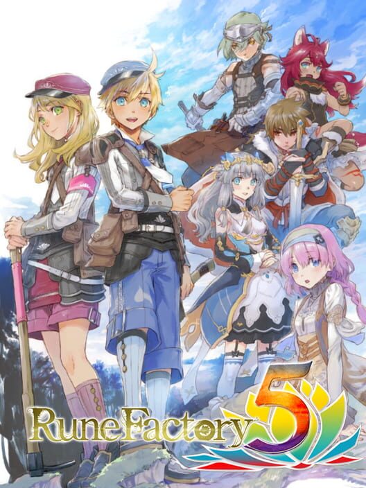 Copertina ufficiale del videogioco Rune Factory 5.