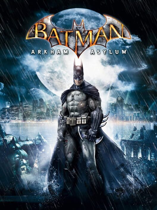 Copertina del videogioco Batman: Arkham Asylum.