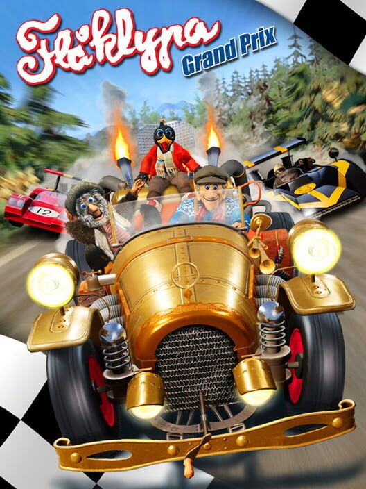 Copertina ufficiale del videogioco Flåklypa Grand Prix