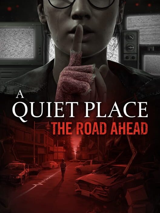 Copertina ufficiale del videogioco A Quiet Place: The Road Ahead